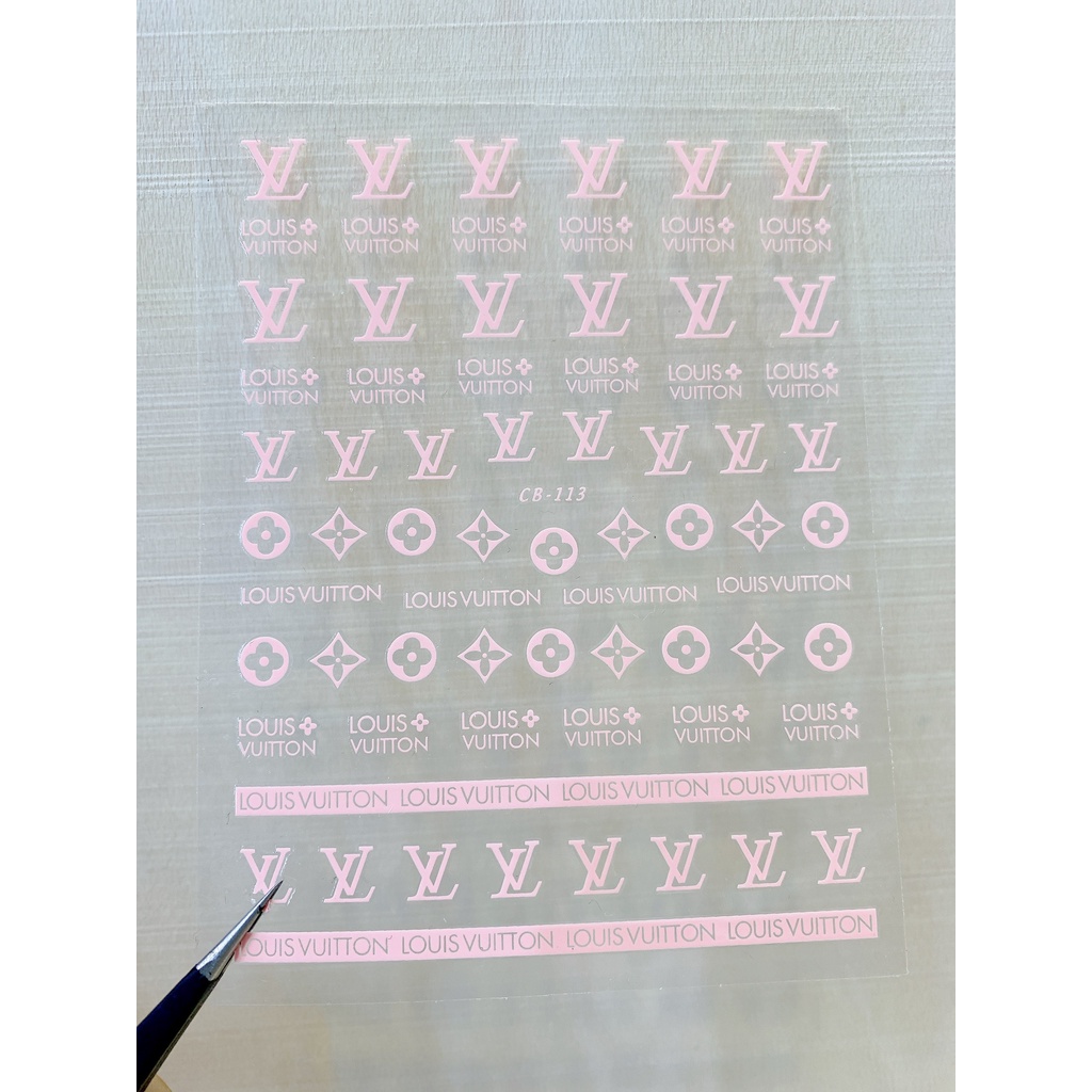 Sticker thương hiệu , miếng dán móng tay , nail hot trend
