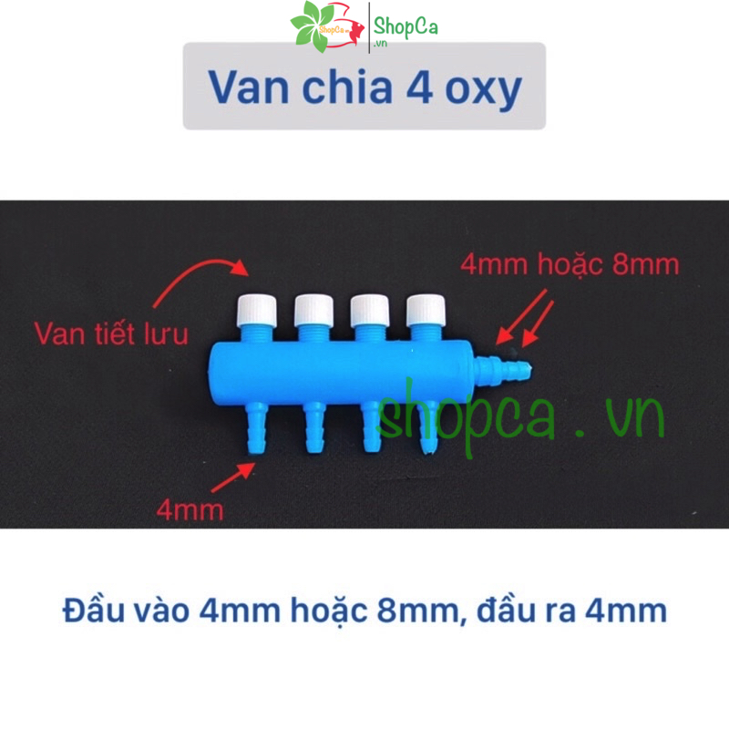Chia oxy có van điều chỉnh