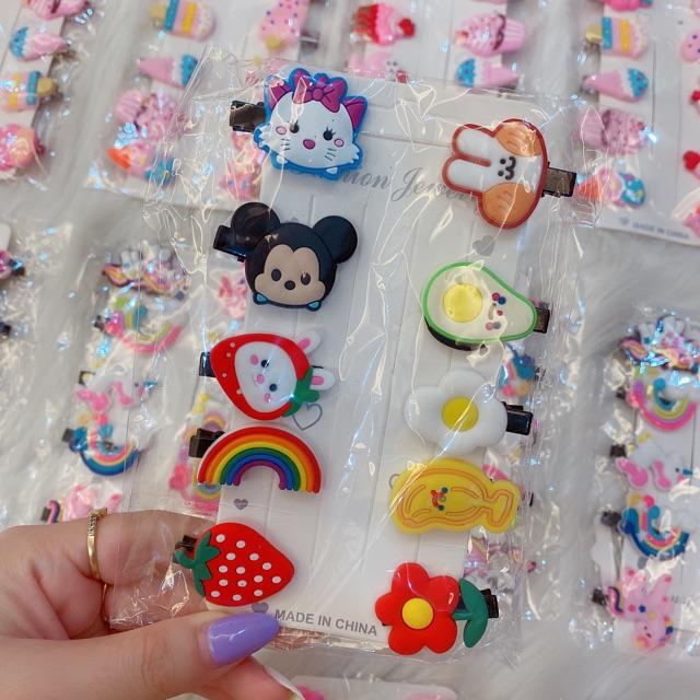 Vỉ kẹp tóc cute cho bé