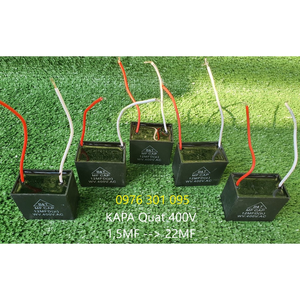 [KAPA] Tụ Quạt Các Loại Từ 1,5MF đến 22MF