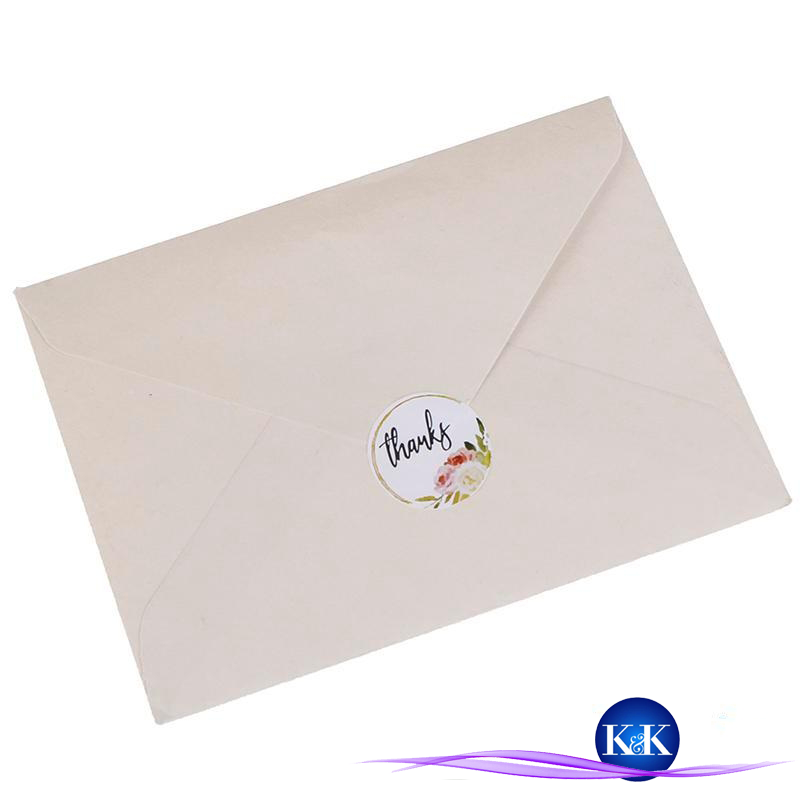 K&K ✾ SET 100 MIẾNG DÁN IN CHỮ THANK YOU