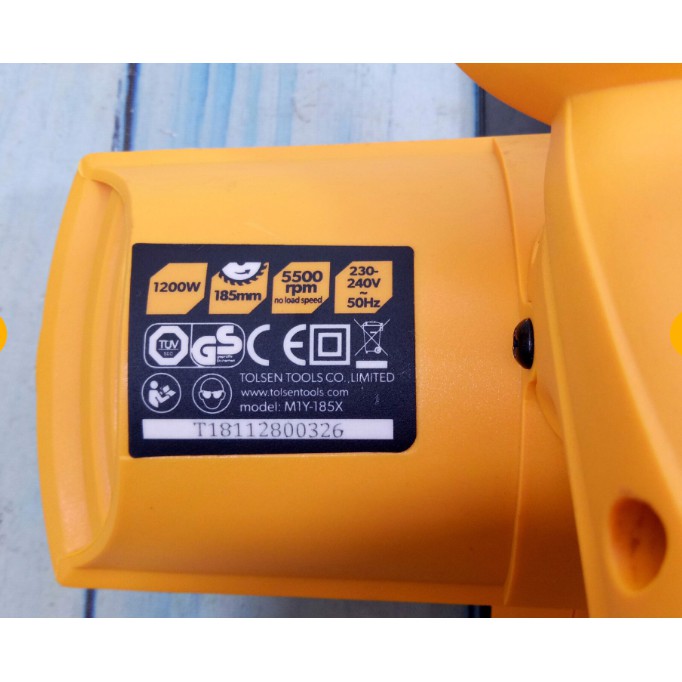79531 máy cắt gỗ 185mm 1200w tolsen