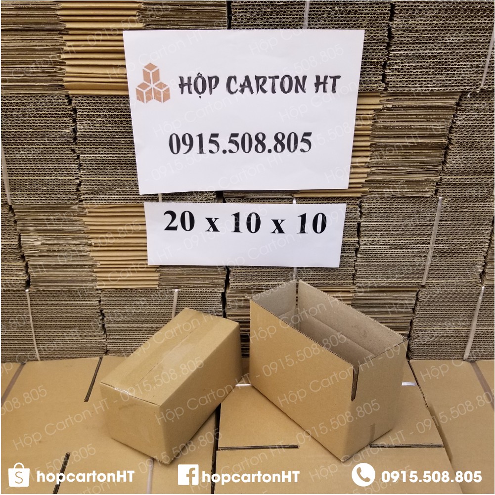 20x10x10 combo 100 hộp carton