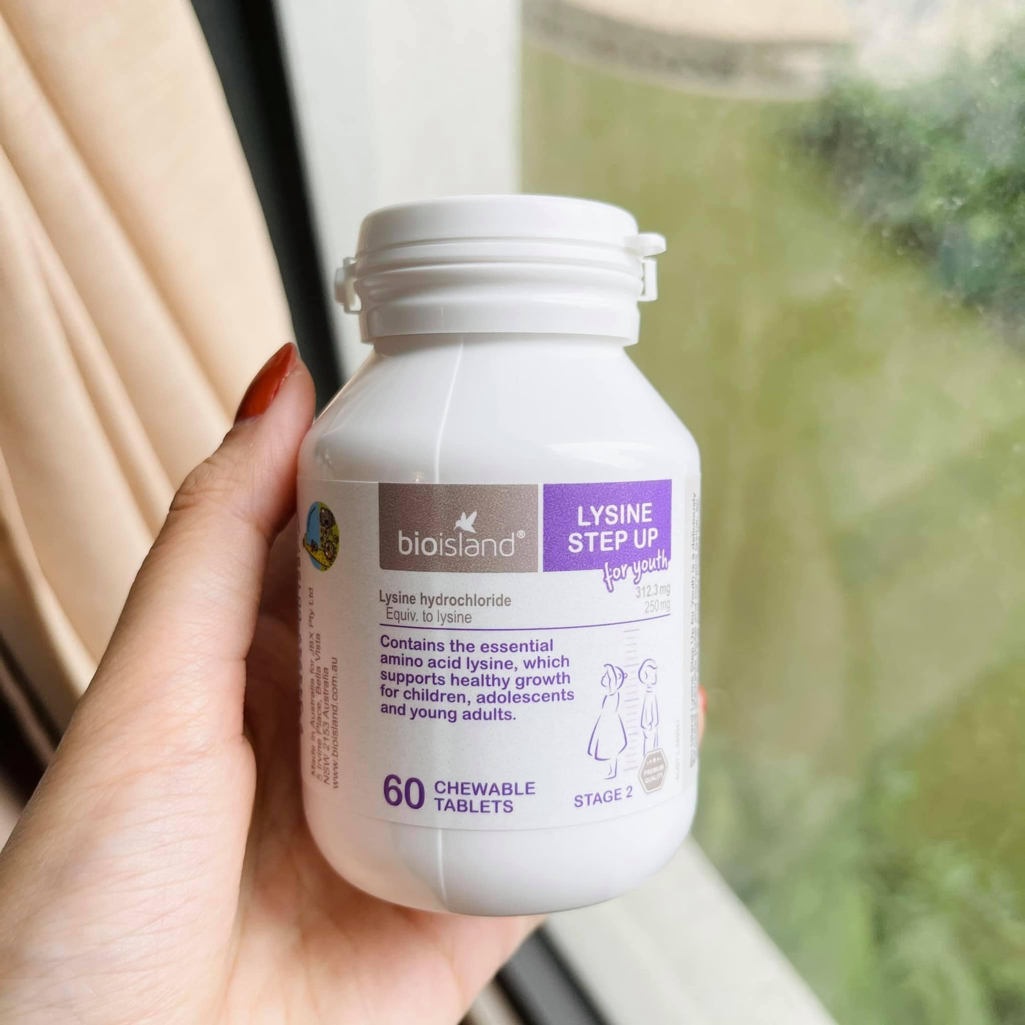 Lysine viên (cho trẻ từ 6y trở lên)