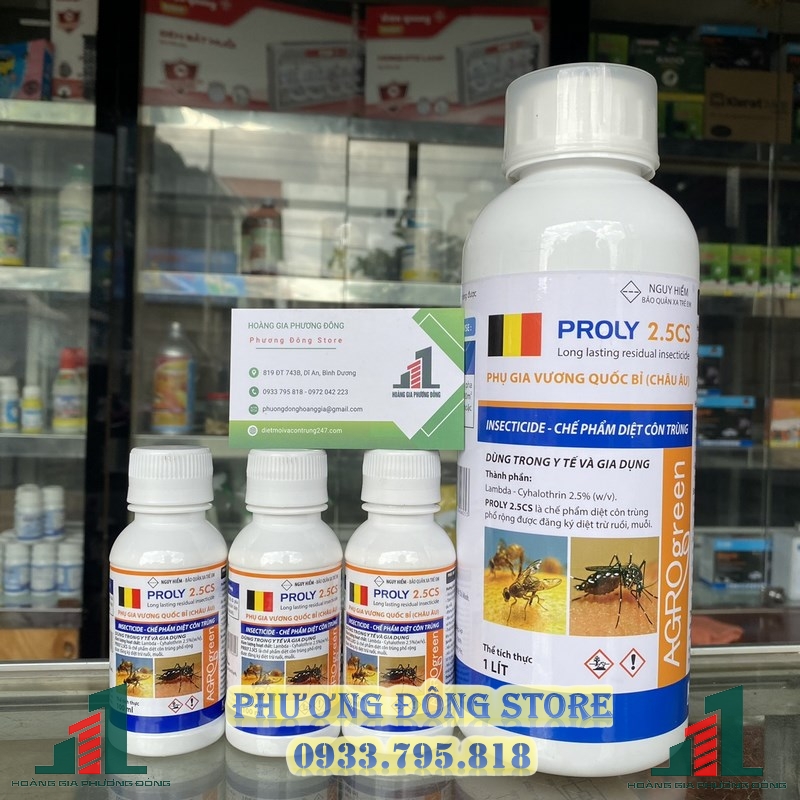Thuốc diệt ruồi muỗi và côn trùng PROLY 2.5CS - 100ML
