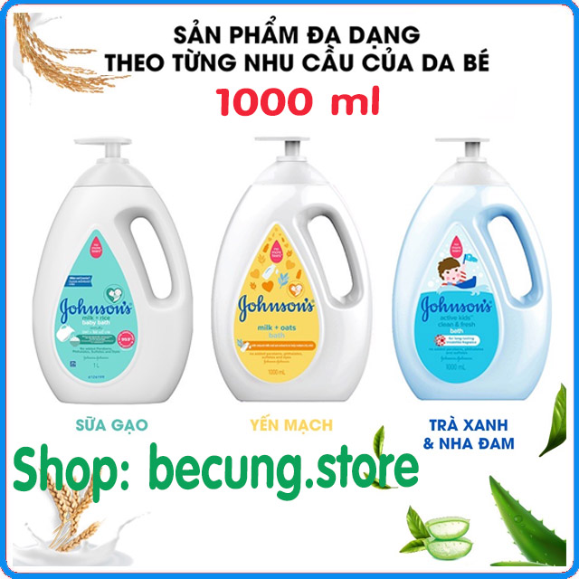 Sữa tắm Johnson Baby cho bé 1000ml (date mới).