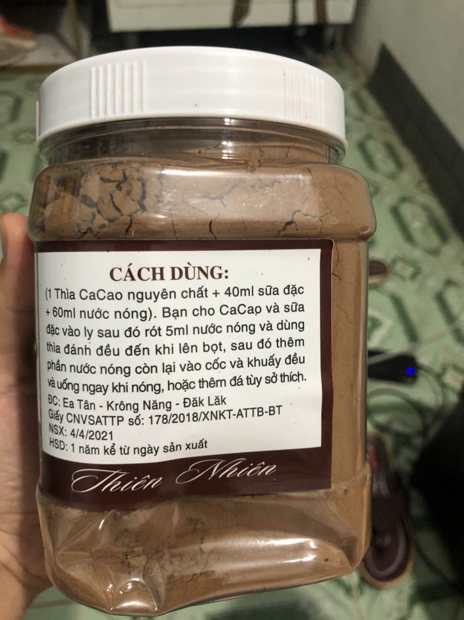 Bột Cacao Đăk Lăk 500g