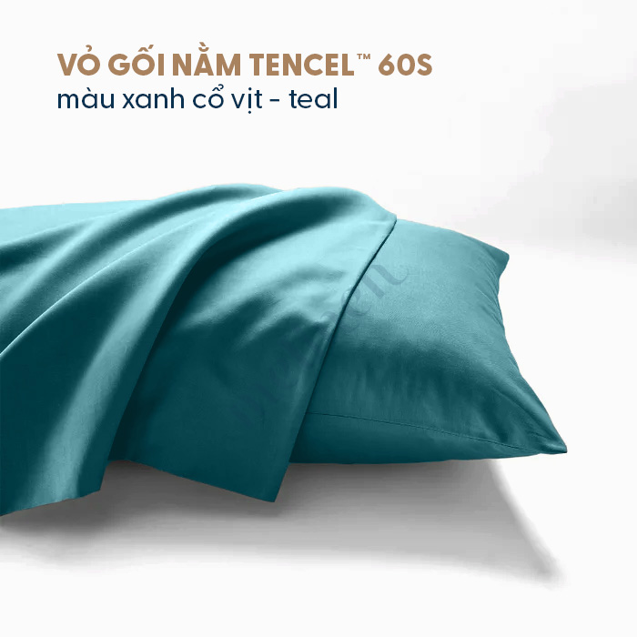 Vỏ Gối Lụa Tencel 60s Melinen (nhiều màu và kích thước)
