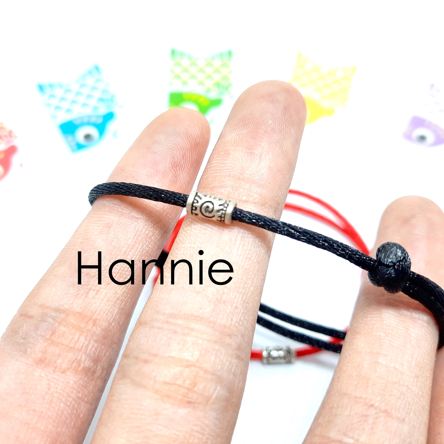 Vòng tay chỉ may mắn khúc bạc khóa trượt 2mm đeo tay nam nữ - Lucky Bracelet