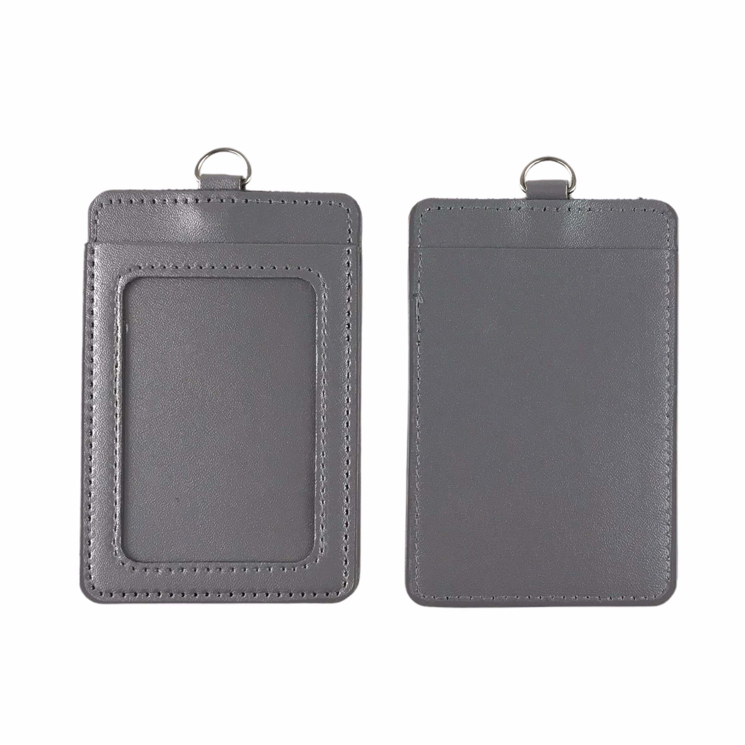 Bảng tên da 5.5x8.5cm 2 ngăn đứng (25)