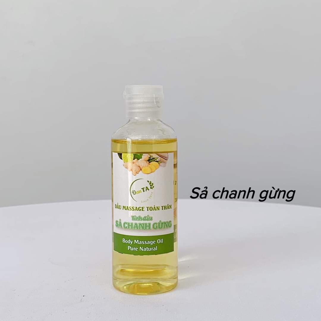 DẦU MASSAGE TOÀN THÂN SẢ CHANH GỪNG