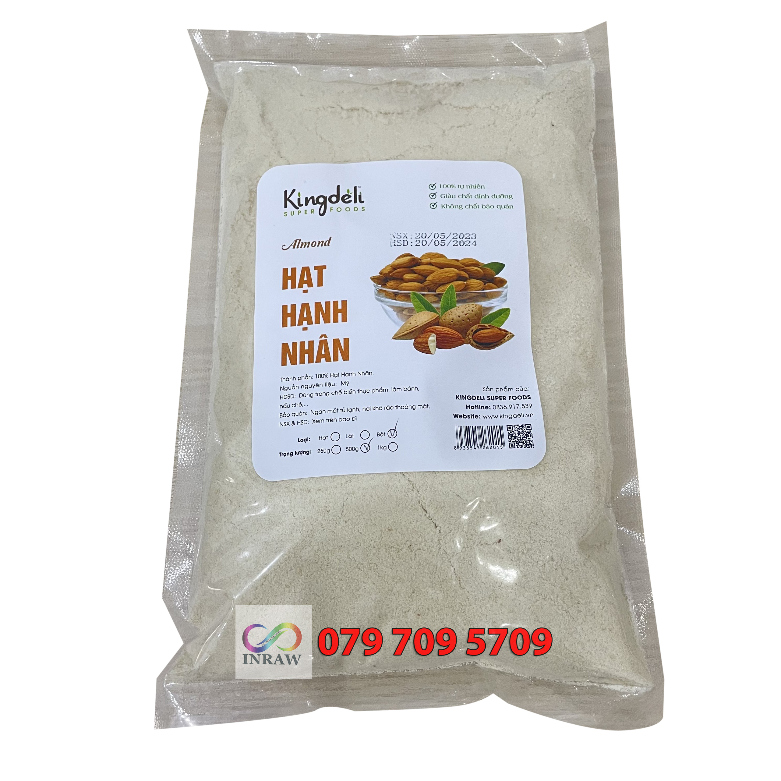 Hạnh Nhân Bột Xuất Xứ Mỹ Chiết Lẻ 200g / 100g