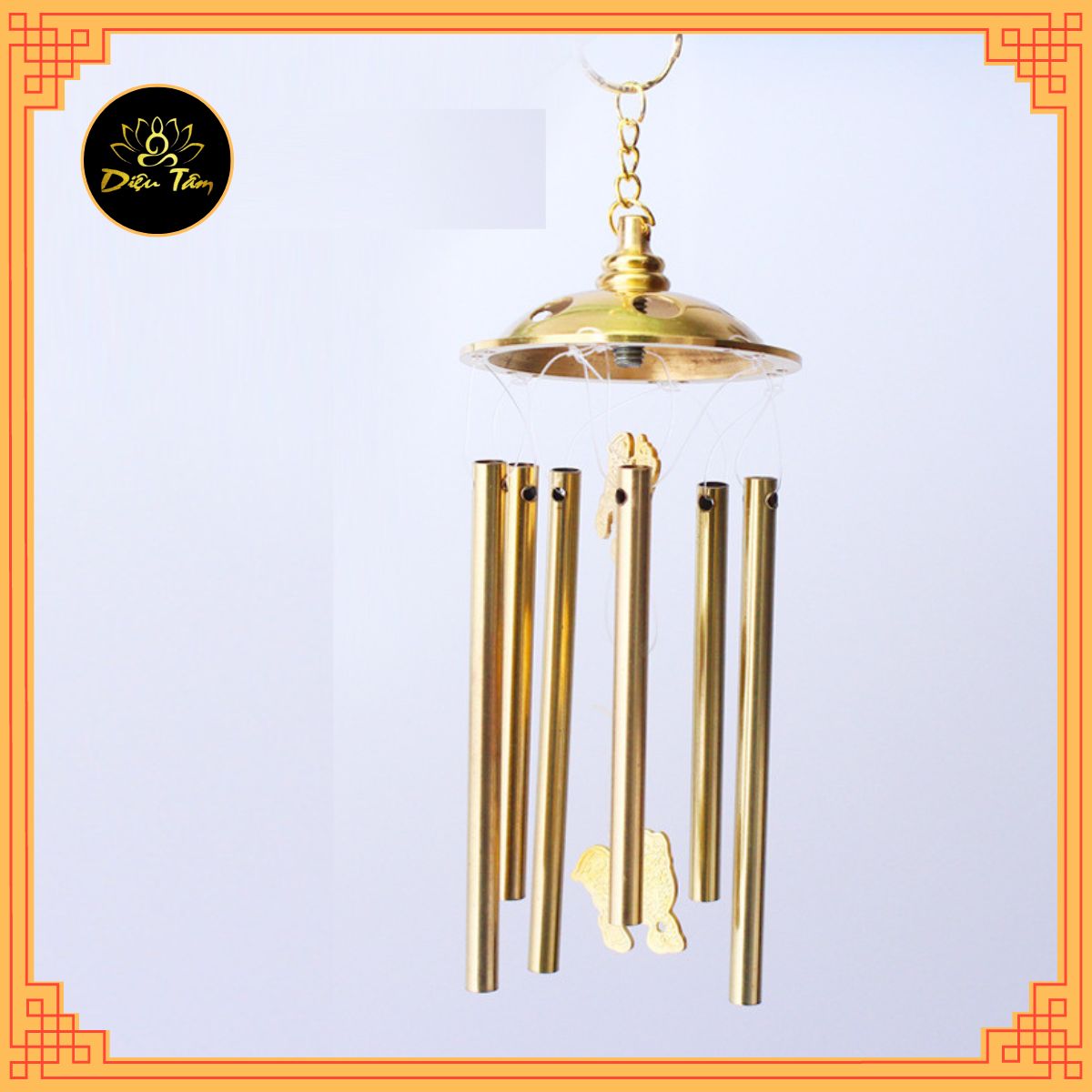 [Bronze standard] Copper Wind Chimes-6-bar wind chimes es es de Parede Poly