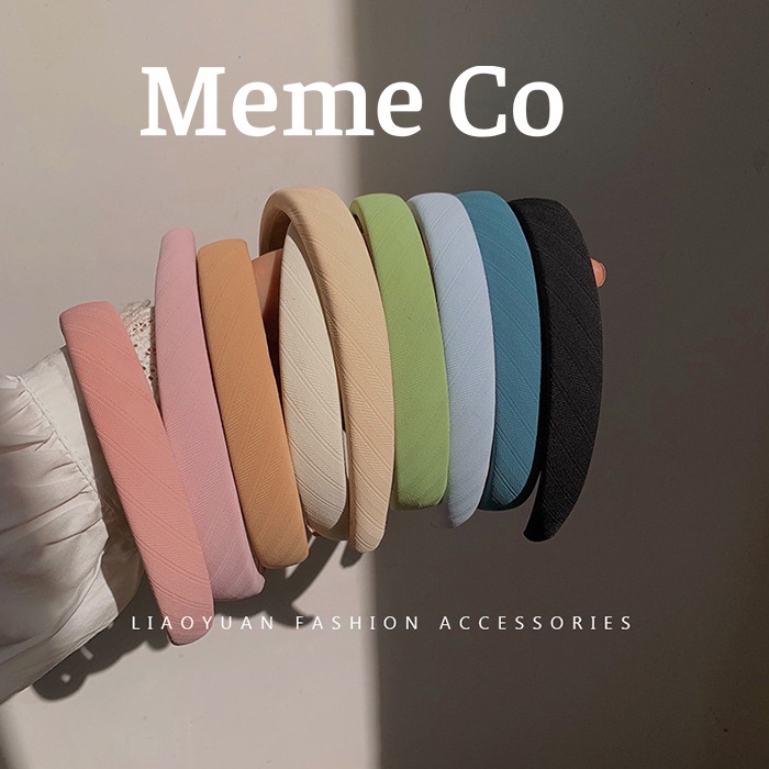 Bờm tóc, băng đô tiểu thư chất xốp phong cách Vintage BOM02