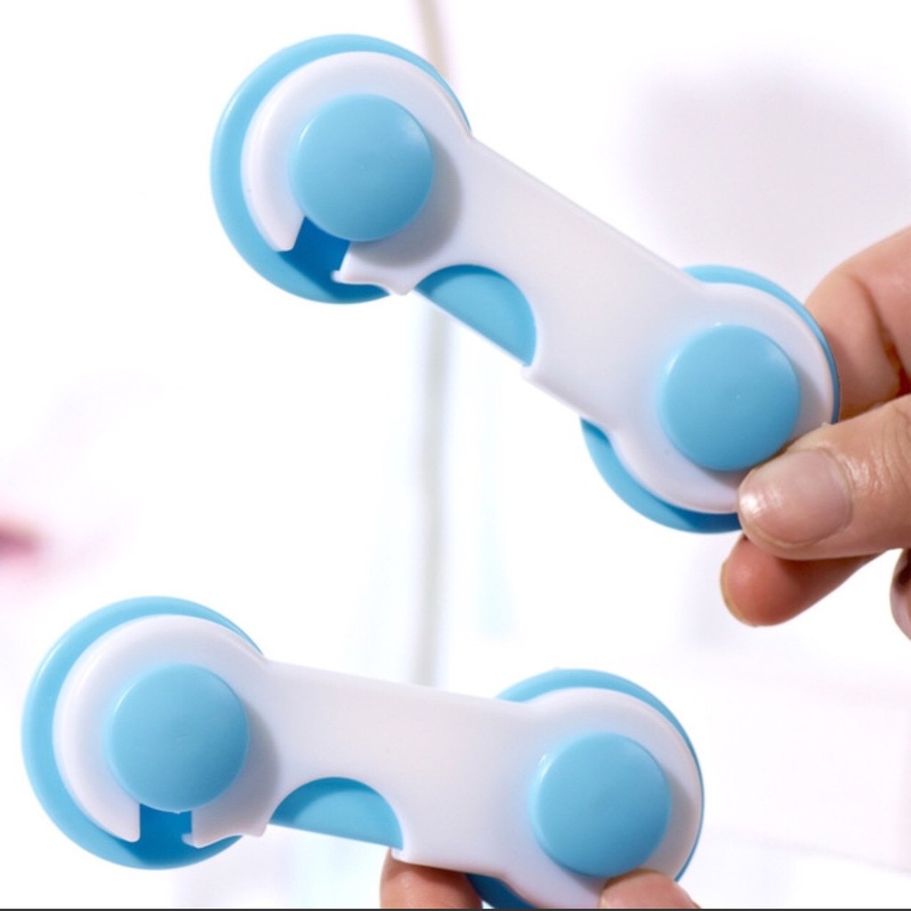 Bộ 2 chiếc khóa chặn cửa tủ lạnh mẫu mới
