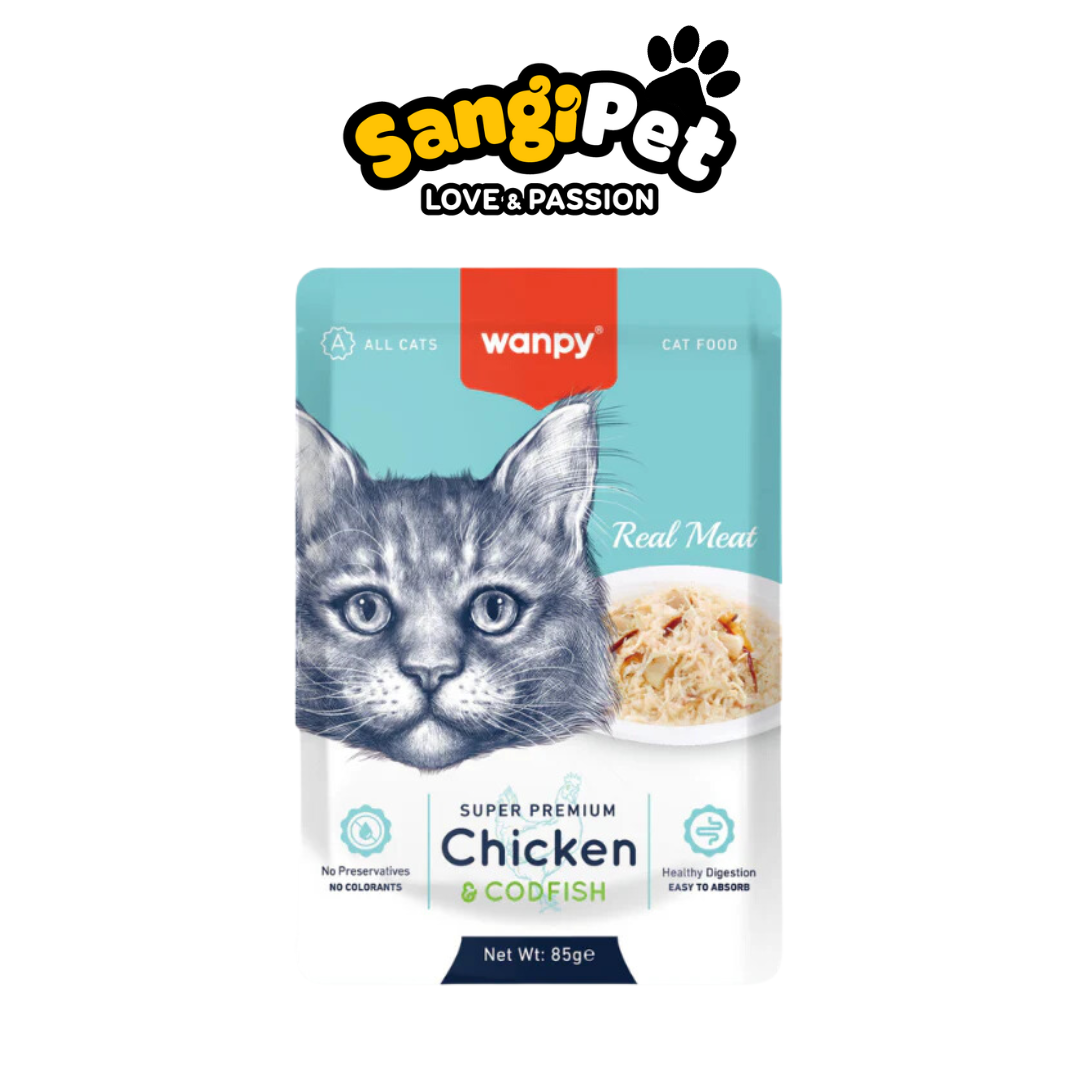 Pate mèo wanpy gói 80g, pate cho mèo 11 vị dinh dưỡng