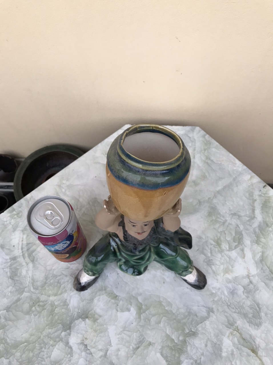 Chậu tượng mini dâng vò 03