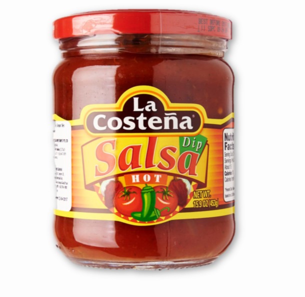 Sốt Salsa cay hiệu La Costena Salsa Hot 453g