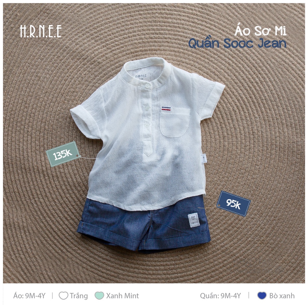 Set quần, áo Hrnee cho bé 8kg - 16kg