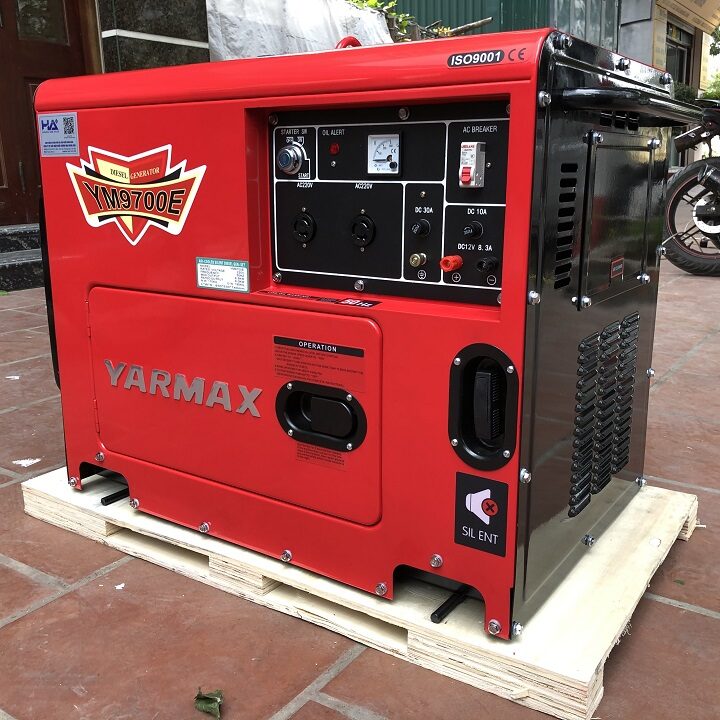 Máy Phát Điện Chạy Dầu 6Kw Yarmax YM9700E