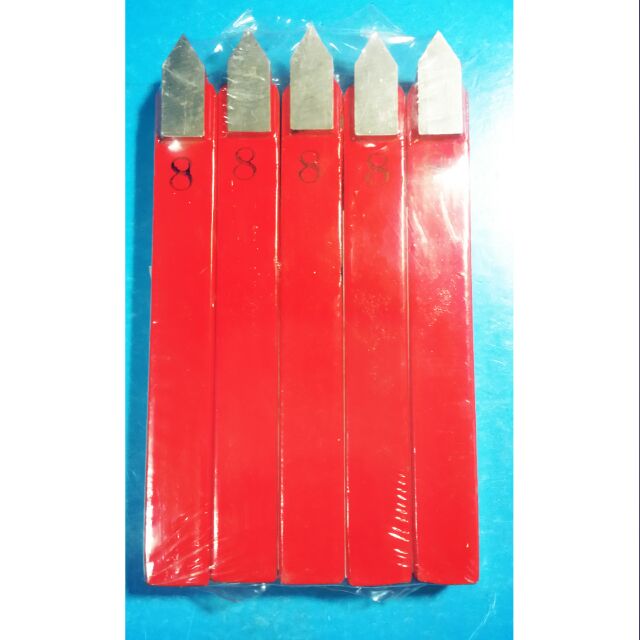Dao tiện thẳng đỏ số 6 x 2.cây .....