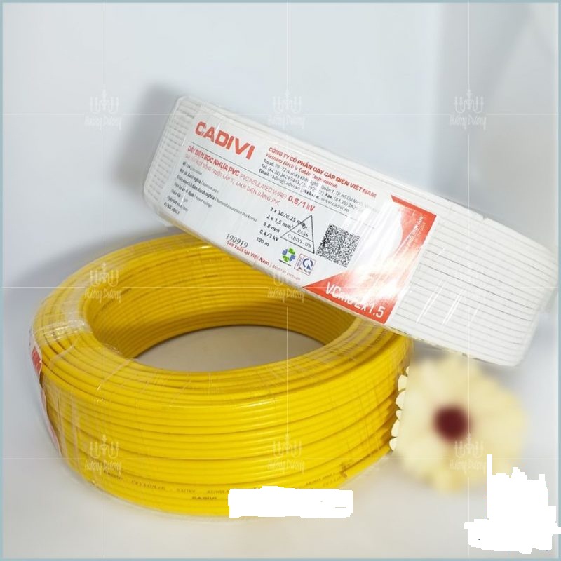 [HCM]Dây điện đôi Cadivi 2x1.5 VCdm 2x30 cuộn 100 mét