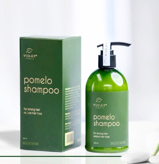 Dầu gội bưởi vijully shampoo pomelo 280ml kích thích mọc tóc giảm gãy rụng tóc