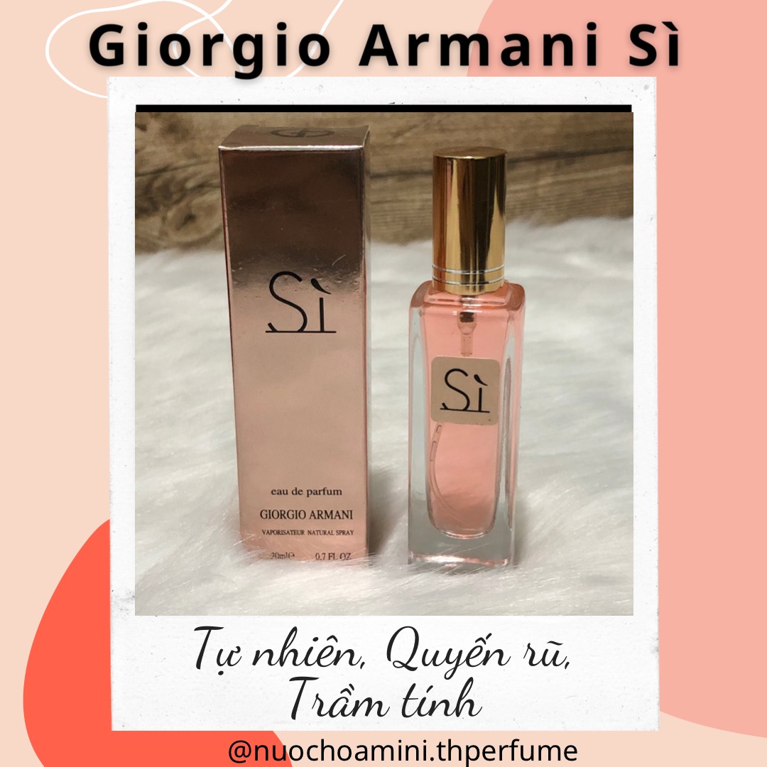 Nước Hoa Mini Nữ Giorgio Armani Sì 20ml