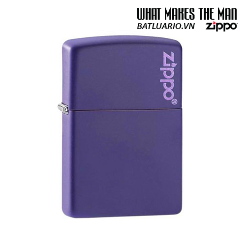 Bật lửa Zippo 237ZL Zippo Purple Matte Zippo Logo