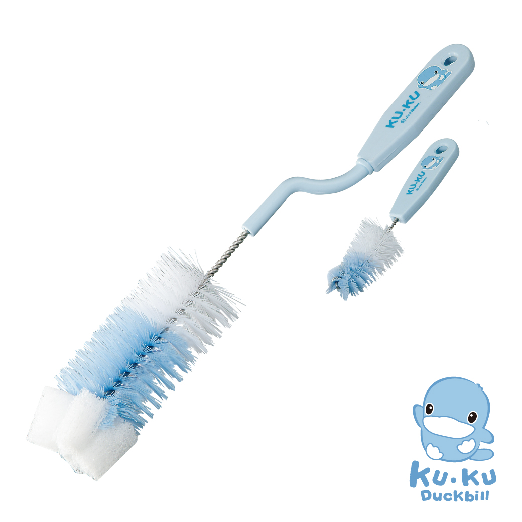 Bộ 2 cọ rửa bình sữa kuku ku5301