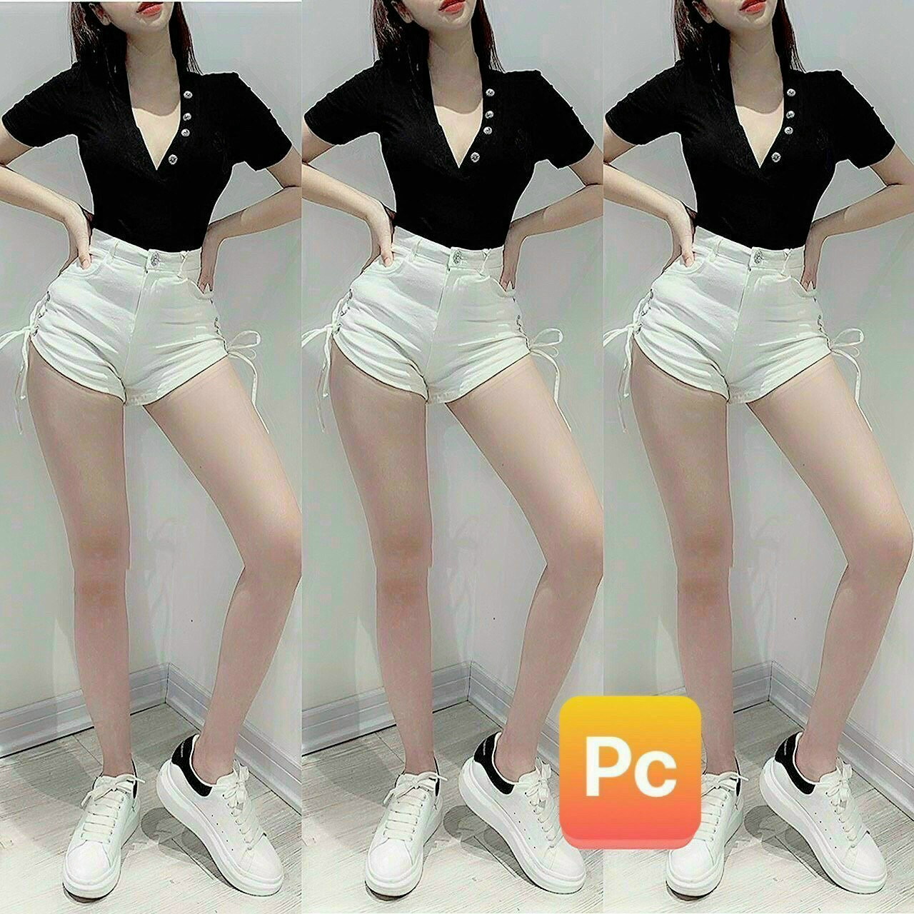 Quần short dây rút 2 bên (3 Size S-M-L)