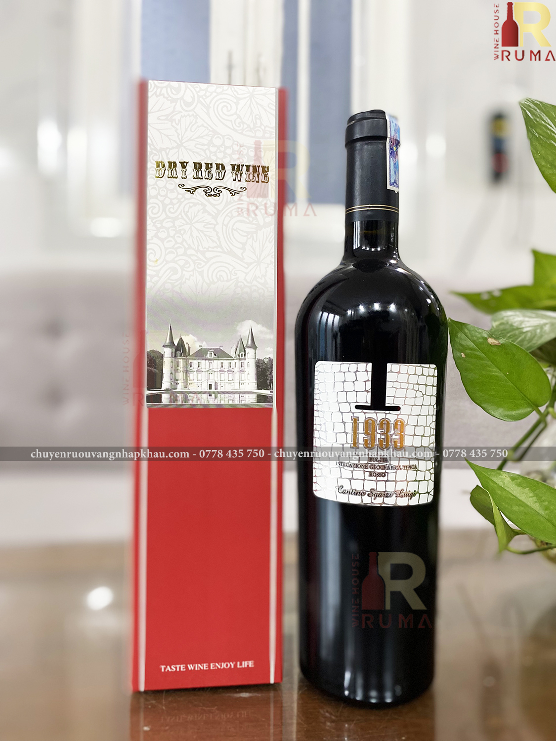 Vang đỏ Ý 1933 Rosso nhập khẩu chính hãng