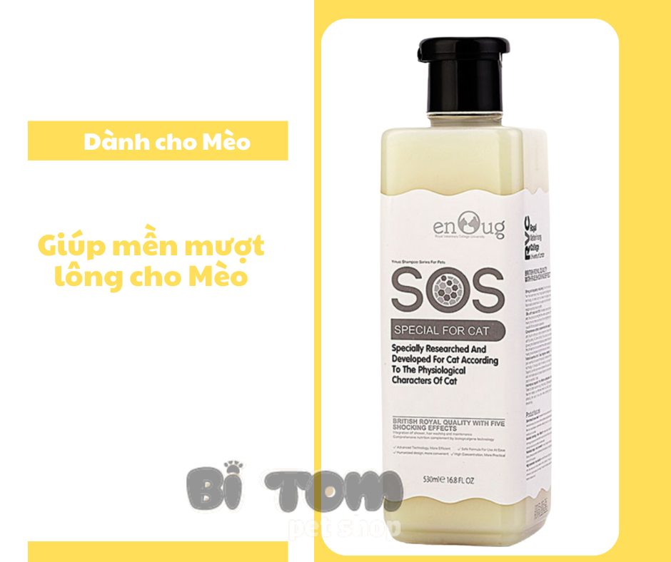 SỮA TẮM CHUYÊN DÀNH CHO CHÓ MÈO SOS