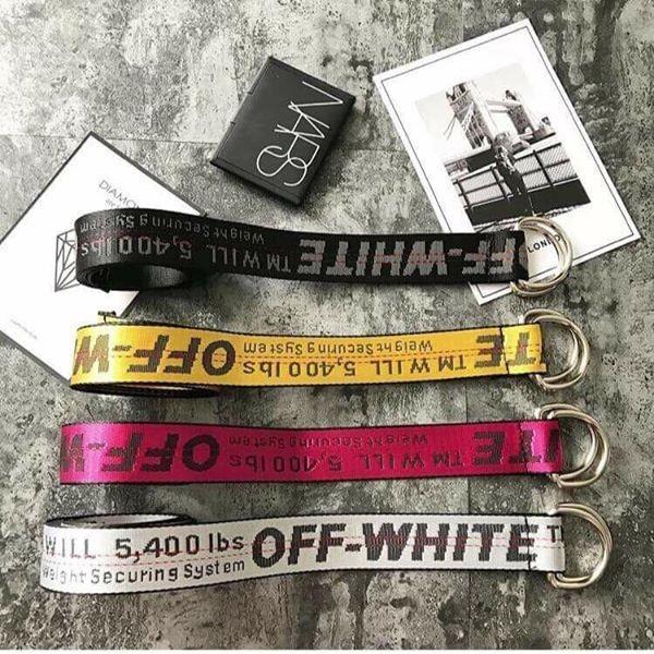 Thắt lưng thêu OFF-WHITE (1 mét 2). Ảnh thật