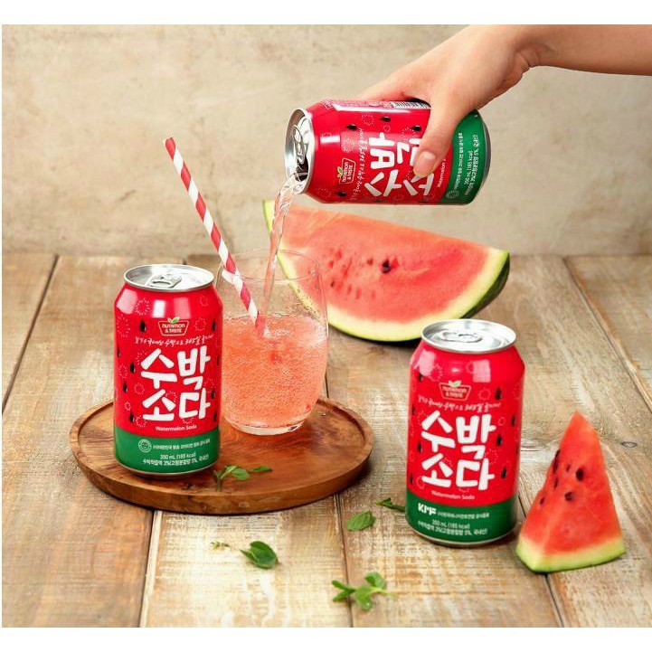 Nước soda SFC Hàn Quốc lon 350ml - 5 Vị