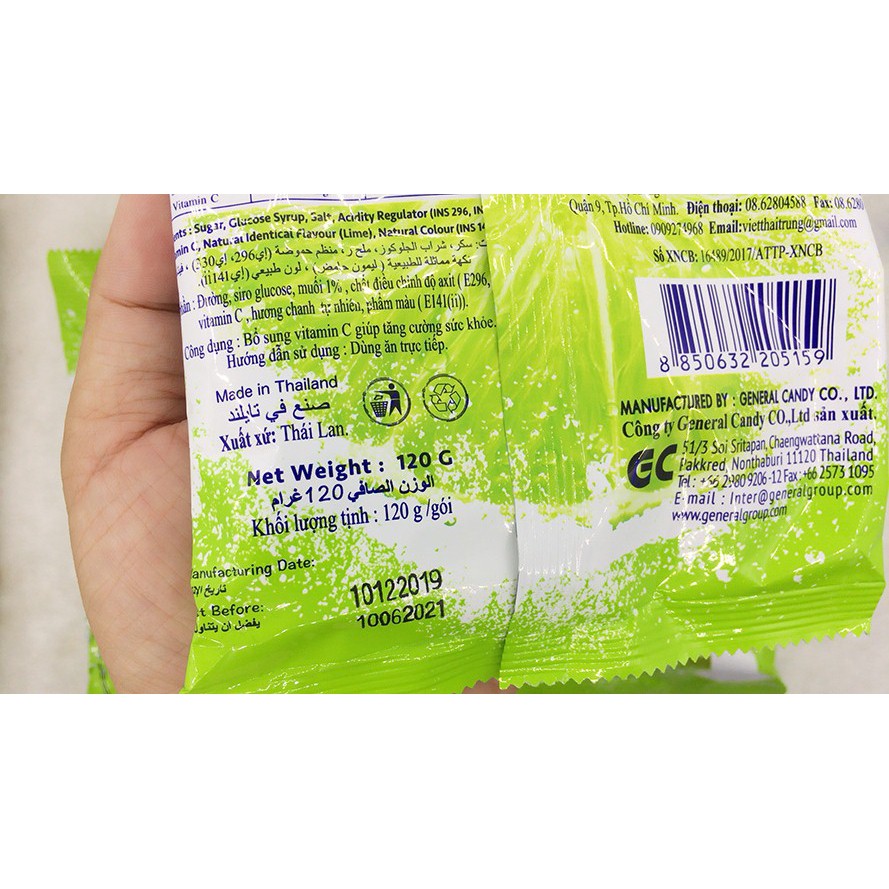 Kẹo chanh muối Thái Lan 100gr