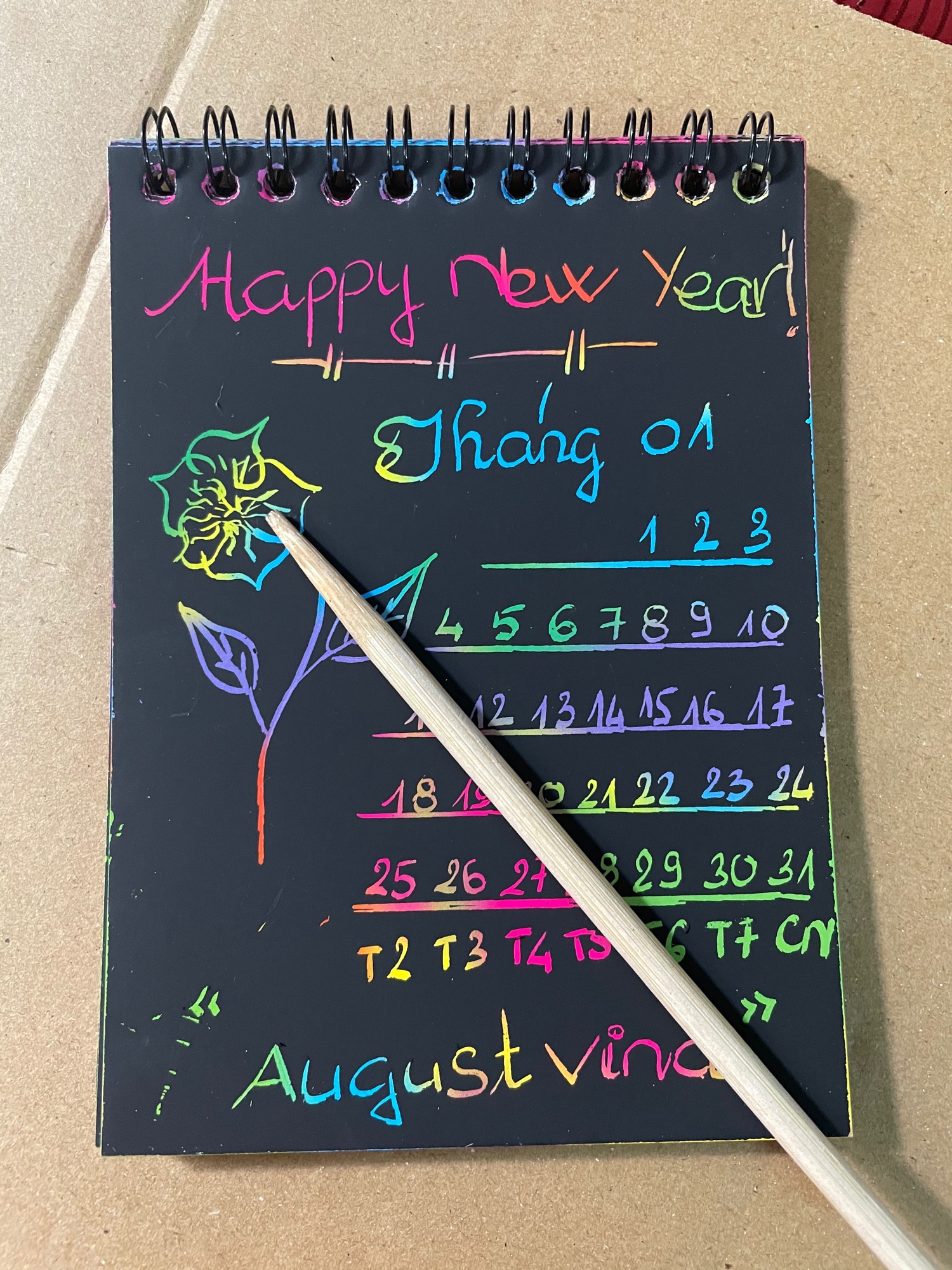 [HCM]Sổ vẽ ma thuật ( Scratch Note ) - Sáng tạo cho bé