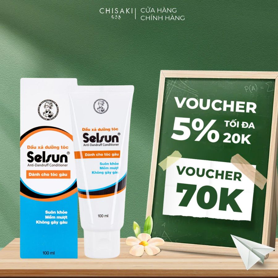 Dầu xả selsun dưỡng tóc ngăn ngừa gàu 100ml