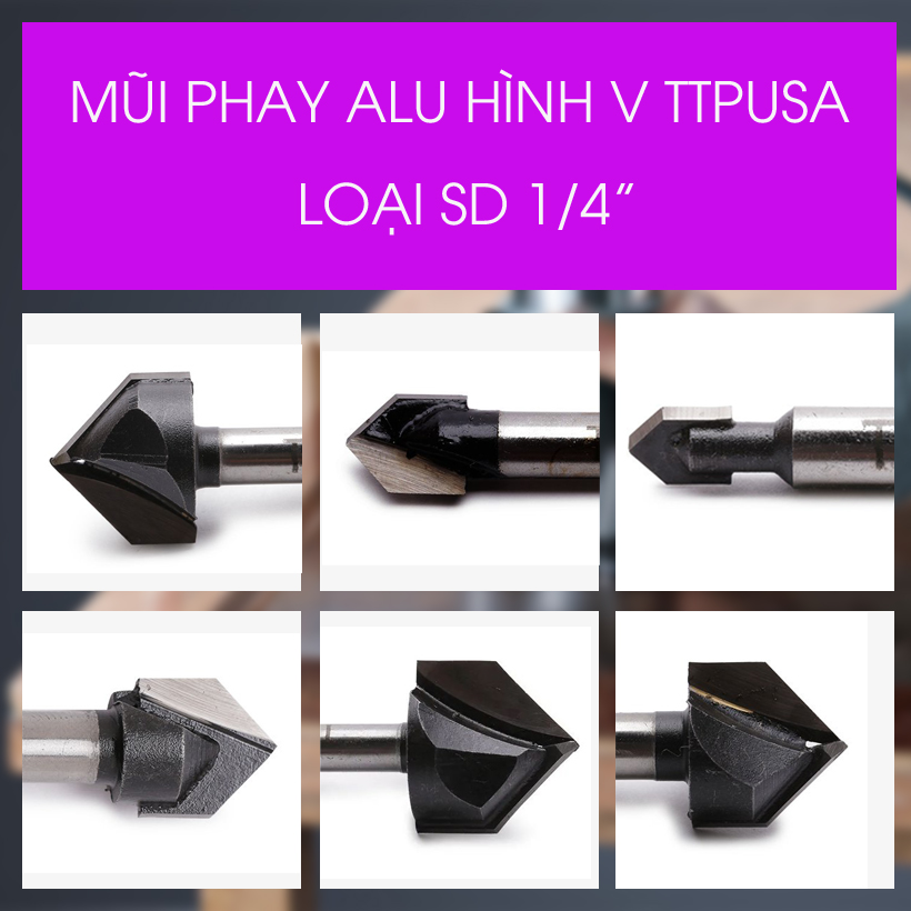 Mũi Phay V 8mm TTPusa