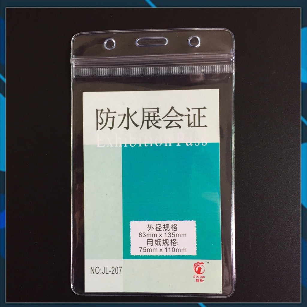 Thẻ đeo nhựa dẻo + dây đeo