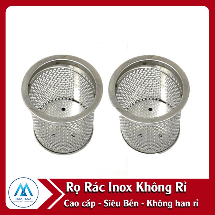Bộ 2 chiếc rọ hứng rác dành cho bồn rửa bát chén inox (dùng phù hợp cho các loại chậu rửa bát)