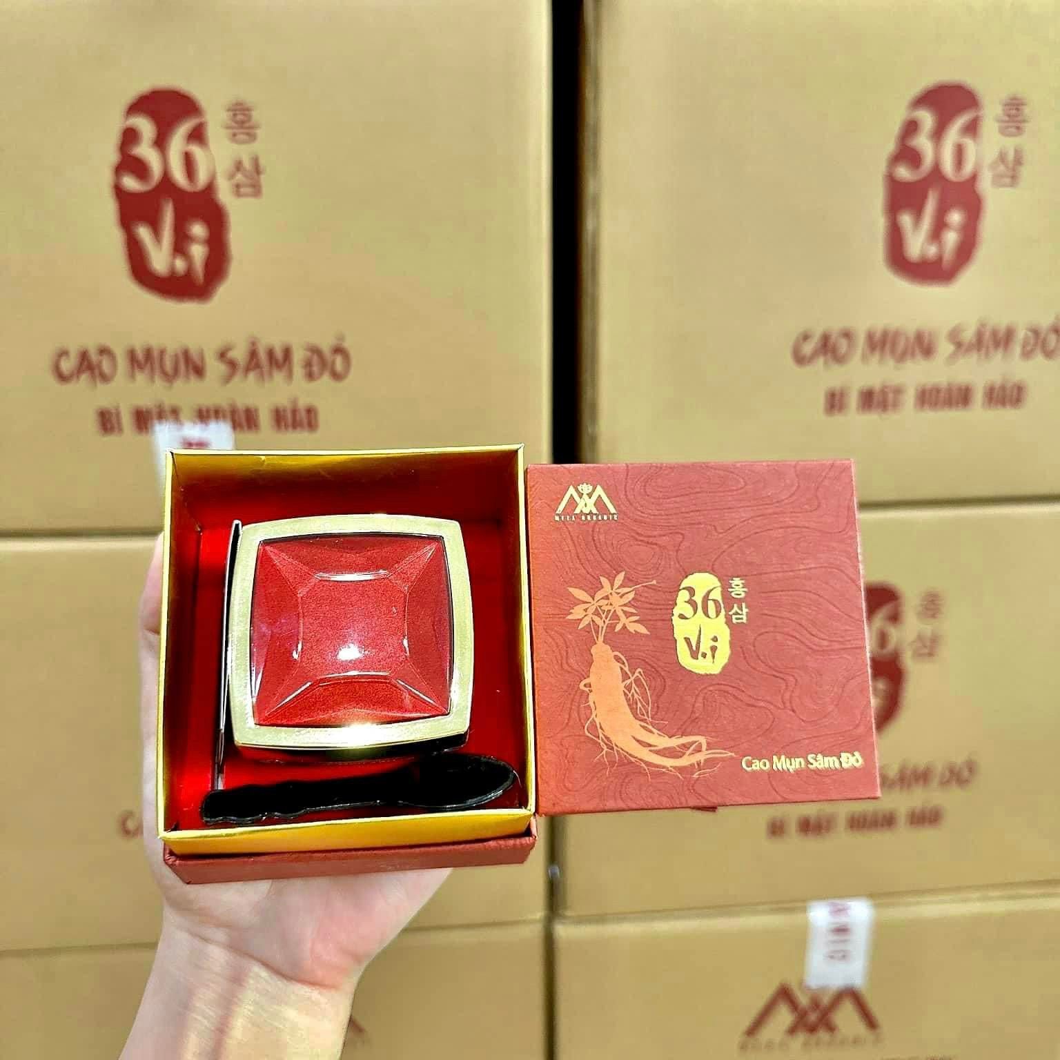Cao mụn sâm đỏ 36 vị hủ to 15g