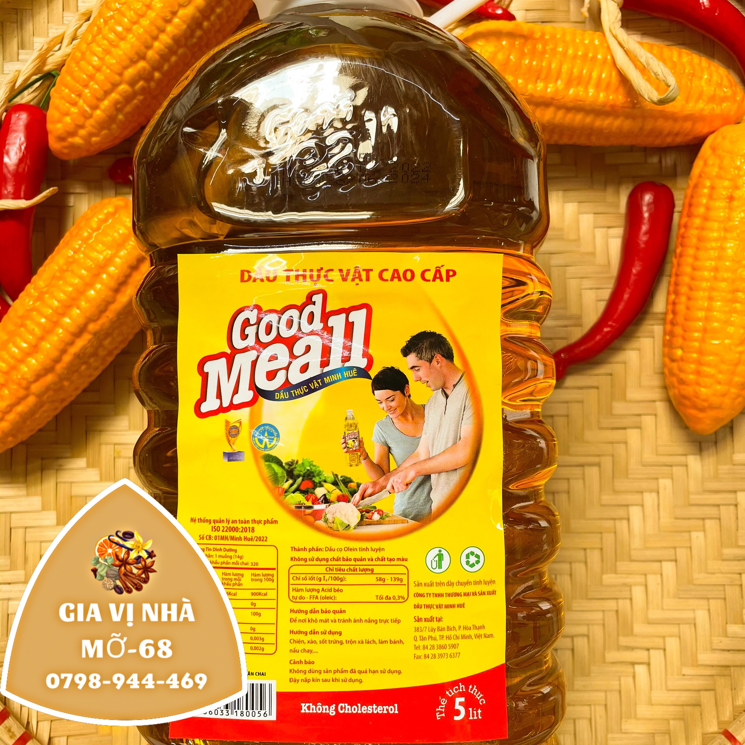 Dầu ăn cao cấp good meall 5 lít