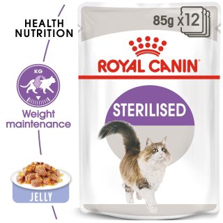 Thức ăn Royal canin Sterilized 12x85g Thức ăn cho mèo Thức ăn vặt cho mèo thumbnail