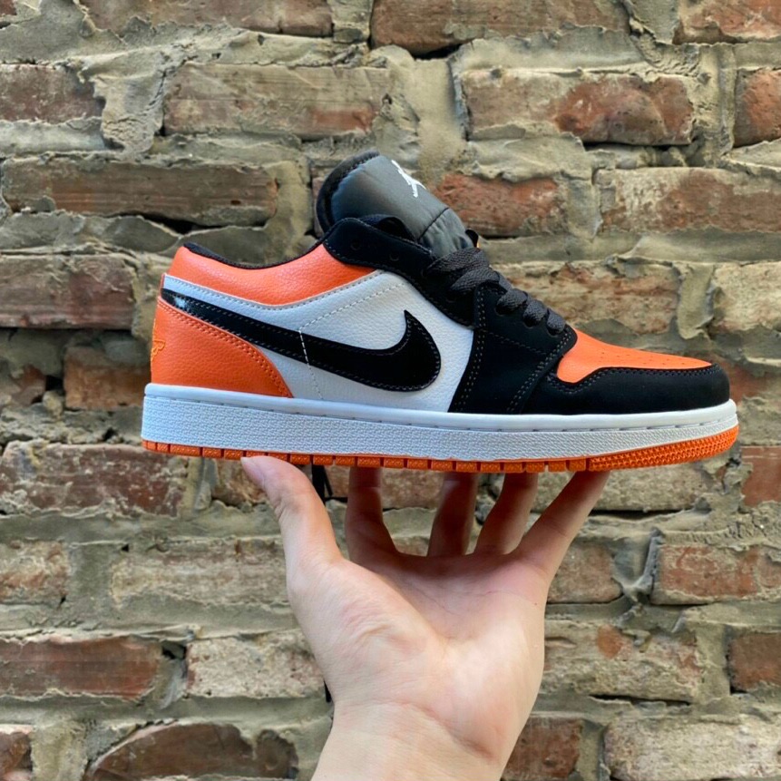 [TẶNG HỘP+ XỊT GIÀY] Giày nam nữ jordan1 CAM thấp cổ
