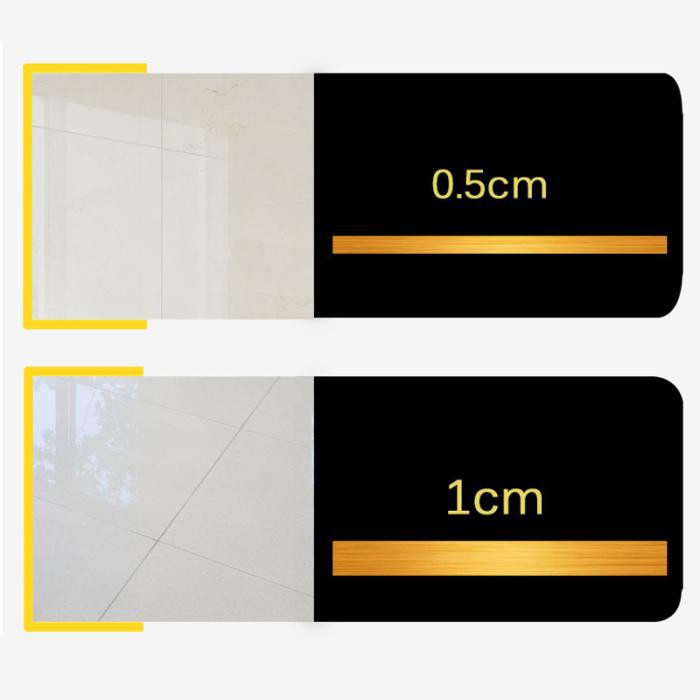 Cuộn chỉ dán viền gạch 50m, decal trang trí vách tường, nội thất gạch ốp lát