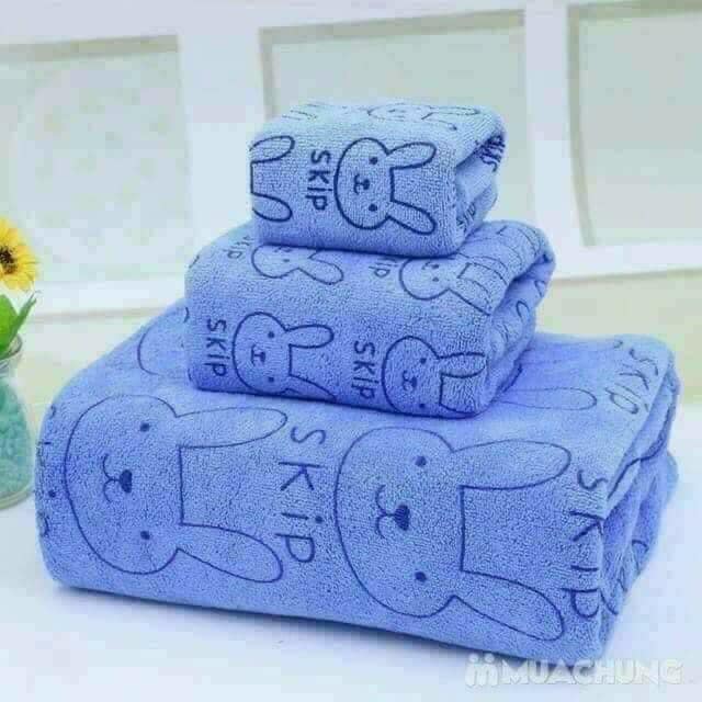 Sét 3 khăn tắm thái các kích thước siêu thấm