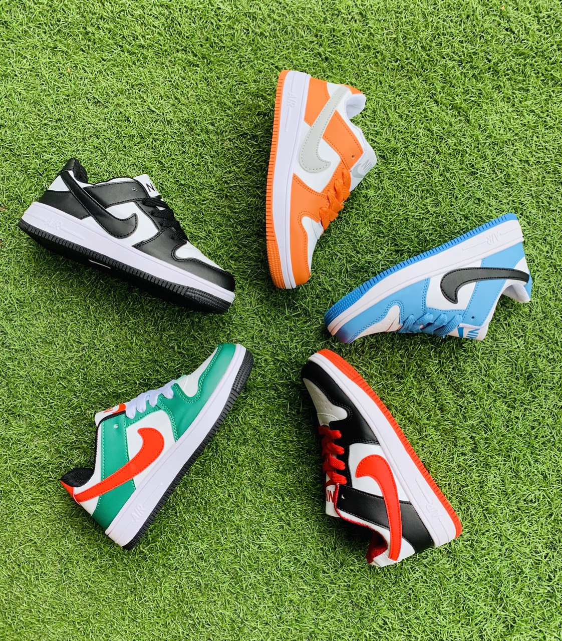 Giày Sneaker Bé Trai Bé Gái AIR FORCE Size 32-37 ( Ảnh Thật)