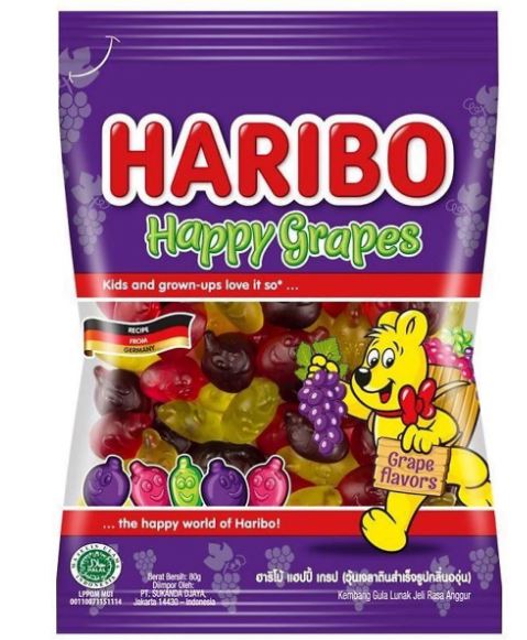 German Haribo Gummies 80g
