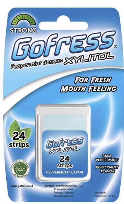 Kẹo Lá Ngậm Thơm Miệng Gofress (Vỉ 24 Lá)